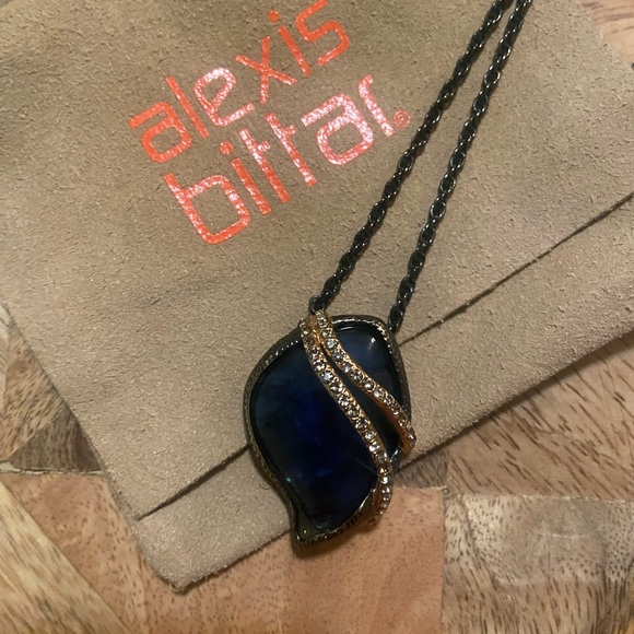 Alexis Bittar adjustable necklace with pouch - Picture 2 of 4